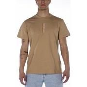 T-shirt Calvin Klein Jeans Mirror Logo Tee Beige