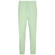 Pantalon BOSS BAS DE SURVÊTEMENT EN COTON MÉLANGÉ VERT AVEC LOGO EN R