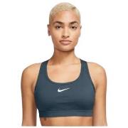 Brassières de sport Nike BRASSIERE W NK SWSH MED - ARMORY NAVY/WHITE -...