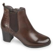 Bottines Valleverde 47680-MARRONE