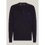 Sweat-shirt Tommy Hilfiger Pull col polo marine