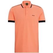 T-shirt BOSS POLO ORANGE PADDY 1 EN PIQUÉ DE COTON À LOGO CONTRASTAN