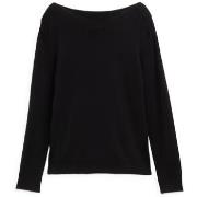 Pull Tom Tailor - Pull col bardot - noir