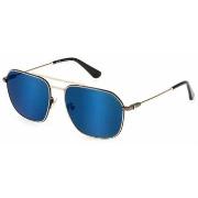 Lunettes de soleil Police Lunettes de soleil Homme SPLF64-60300B Doré ...