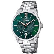 Montre Festina Montre Homme F20425/7 Vert Argenté