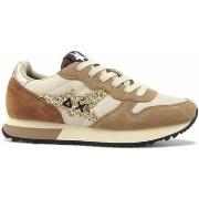 Chaussures Sun68 Running Glitter Sneaker Donna Beige Z44210