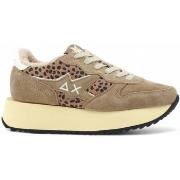 Chaussures Sun68 Running Big Sneaker Donna Beige Z44220