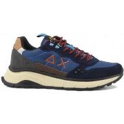 Chaussures Sun68 Fire And Lamping Sneaker Uomo Blu Z44128