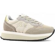 Chaussures Sun68 Running Big Ally Solid Sneaker Donna Beige Z44216