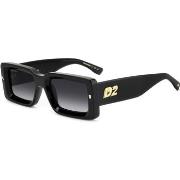 Lunettes de soleil Dsquared D2 0142/S Lunettes de soleil, Noir/Gris, 5...