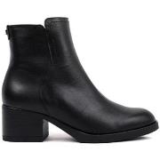 Bottines Wonders BOTÍN DE PIEL NEGRO CON TACÓN BAJO CLOÉ G-6240