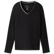 T-shirt Tom Tailor - Top manches longues - noir