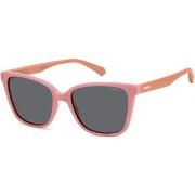 Lunettes de soleil Polaroid PLD 8062/S Lunettes de soleil, Rose/Gris, ...