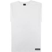 T-shirt Les (art)ists Tee shirt héron 83 blanc