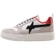 Baskets W6yz hommes Bond Blanc Rouge Noir