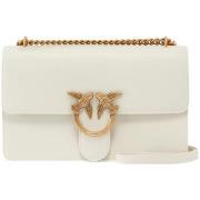 Sac Pinko Pink love one classic white gold bag