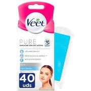 Accessoires corps Veet Pure Wax Bands Visage Peau Sensible