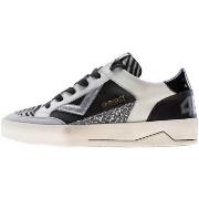 Baskets 4B12 kyle sneakers black zebra