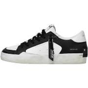 Baskets Crime London sneakers Sk8 deluxe noir blanc