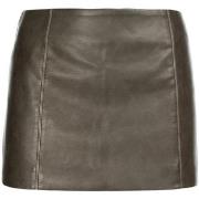 Jupes Glamorous miniskirt faux cuir brun