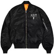 Blouson Alpha bombardier MA-1 noir homme Berlin