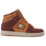 Chaussures de Skate DC Shoes MANTECA 4 HI Wr brown brown white