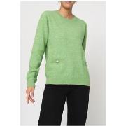 Pull Kebello Pull Col Rond Vert F