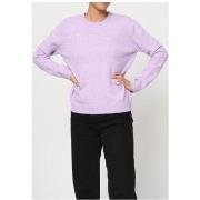 Pull Kebello Pull Col Rond Violet F