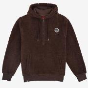 Manteau Oxbow Sherpa capuche demi-zip upcyclage P2SPANDEL