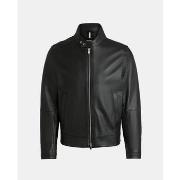 Blouson BOSS Veste homme en cuir martelé