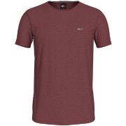 T-shirt Tommy Jeans T Shirt homme Ref 64287 XIT Rouge