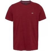 T-shirt Tommy Jeans T shirt Slim Ref 63801 XIT Red