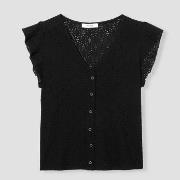 Blouses Promod Top effet dentelle