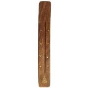 Bougies, diffuseurs Phoenix Import Porte encens bâton en bois motif bo...