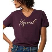 T-shirt Kaporal - Tee-shirt - prune