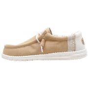 Chaussures bateau HEYDUDE WALLY LINEN NATURAL