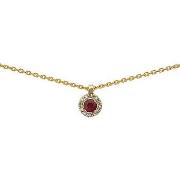 Collier Brillaxis Collier or jaune 18 carats rubis diamants