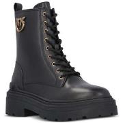 Bottines Pinko mia leather combat boots