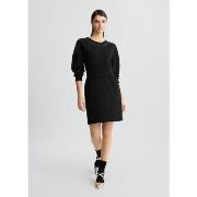 Robe Liu Jo Robe courte noire en molleton