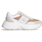 Baskets Liu Jo Sneakers monogramme en daim