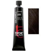 Soins cheveux Goldwell TOPCHIC permanent hair color 4NN 60 ml