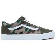 Baskets basses Vans Old School Low Camo Vert