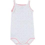 Bodys Petit Bateau Body blanc, rose