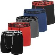 Boxers Freegun Pack Surprise de 5 Boxers homme en coton