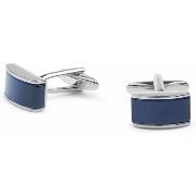 Boutons de manchettes Suitable Boutons de Manchette Rectangle Bleu Car...