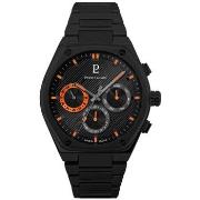 Montre Pierre Lannier COPILOTE Noir Cadran Noir Bracelet Acier Noir 24...