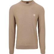 Sweat-shirt BOSS Pull Anion Taupe