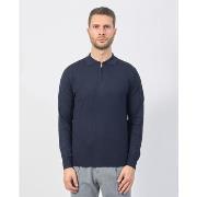 Pull Gazzarrini Pull bleu avec demi-zip