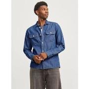 Chemise Jack &amp; Jones 12269262 TRAVIS-MEDIUM BLUE DENIM