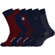 Chaussettes Serge Blanco Lot de 6 Paires de Chaussettes de ville coton...